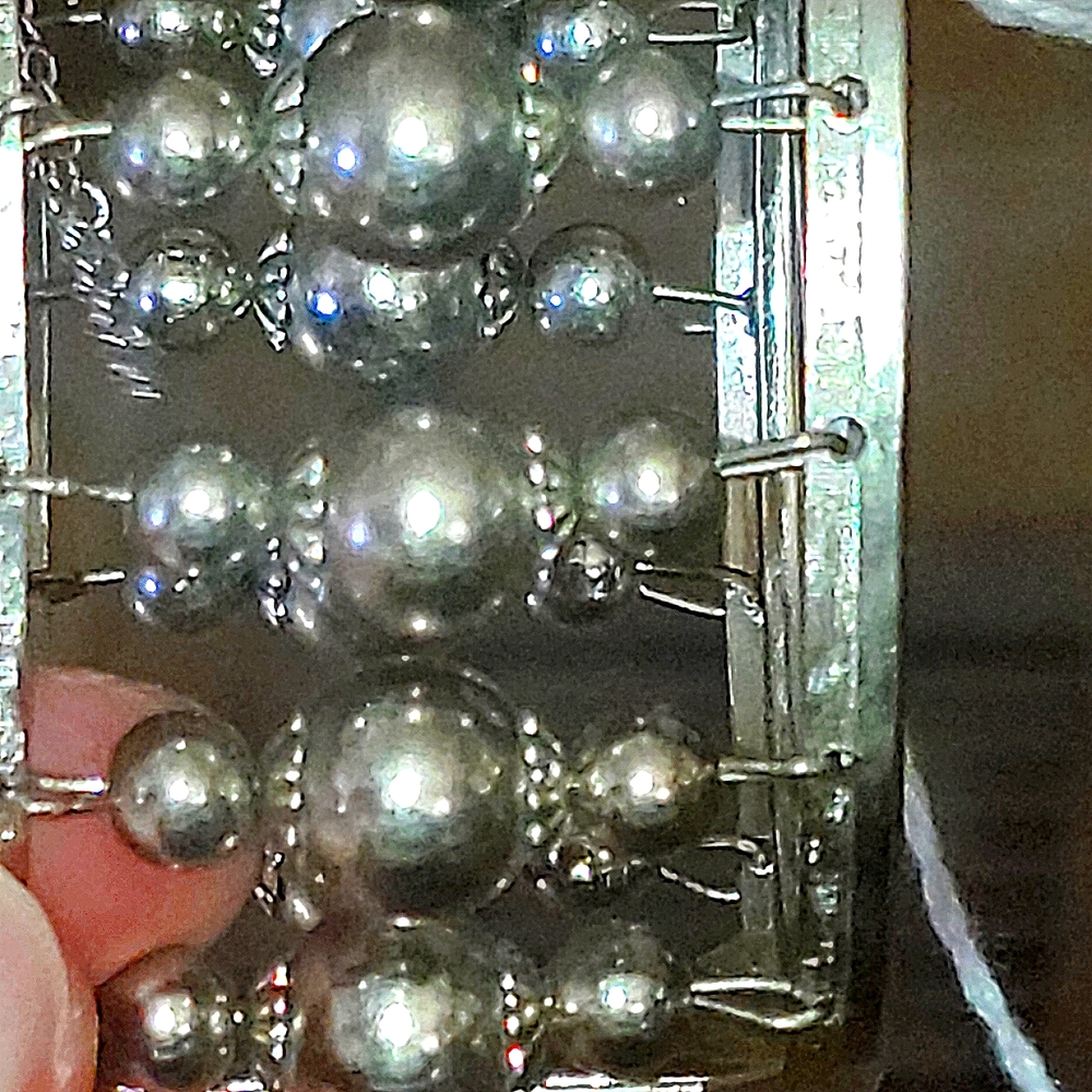 Rare Antique Silver Art Deco Bangle Silver  Braclet!! Rsre!!!
